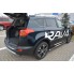 Накладка на задний бампер Toyota Rav4 (2013-2015) бренд – Avisa дополнительное фото – 5